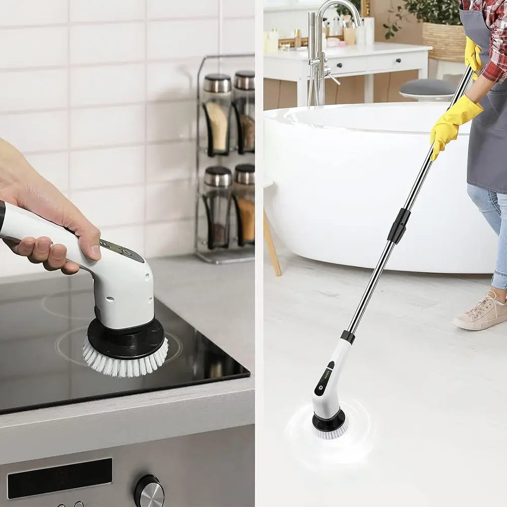 GiroClean - Cepillo Eléctrico | Limpieza Profunda | 9 en 1 Multifuncional