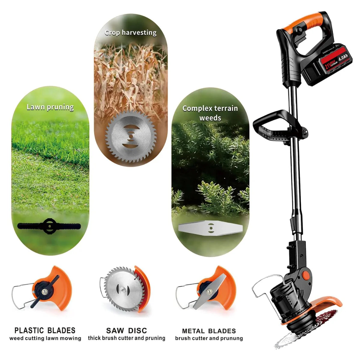 Guadaña TurboBlade™ – con Batería Extra + Regalos