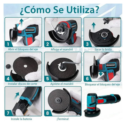 SteelEdge - Pulidora Inalámbrica + Regalo Gratis 🎁 [50% OFF SOLO HOY]