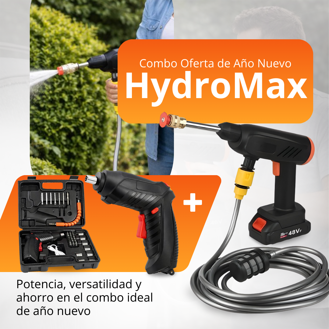 🔥 COMBO AÑO NUEVO: Hidrolavadora HydroMax +  Mini Destornillador de REGALO (Últimas Unidades)