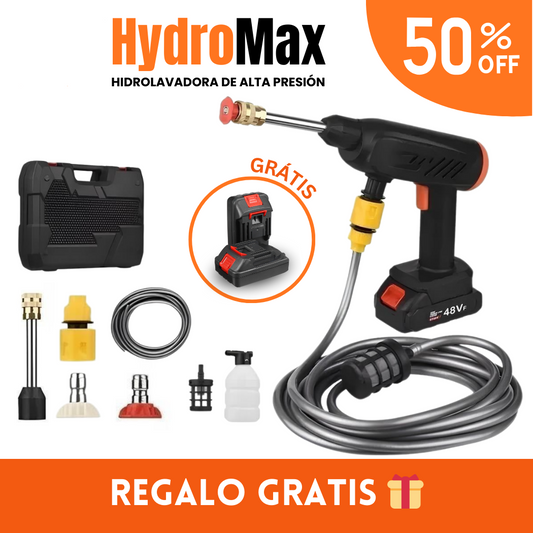 HydroMax - Hidrolavadora Inalámbrica de Alta Presión + Regalo Gratis 🎁