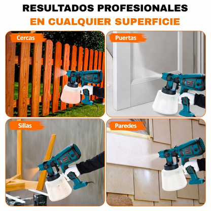 PISTOLA INALÁMBRICA PAINTMASTER PRO™ + REGALO 48W - ACABADOS PRO EN SEGUNDOS 🎨