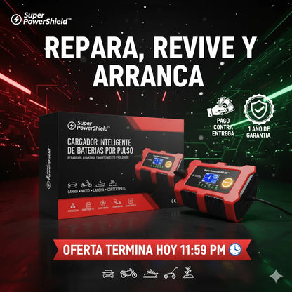 *PowerShield 12V/6A* - Super Iniciador para baterías