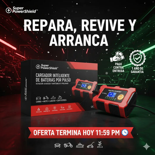 *PowerShield 12V/6A* - Super Iniciador para baterías
