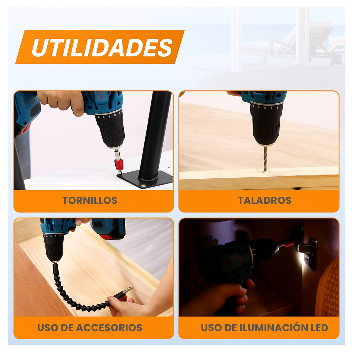 TalaPro - Taladro de Mano Inalámbrica + Regalos Gratis 🎁