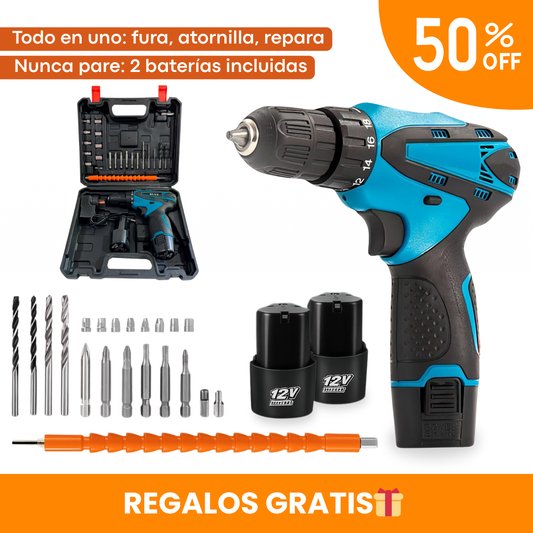 TalaPro - Taladro de Mano Inalámbrica + Regalos Gratis 🎁