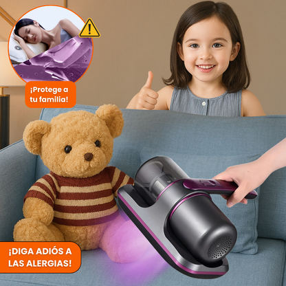 VitaClean - Aspirador Portátil UV Inalambrico | Poder de Succión y Esterilización Total